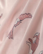 B&eacute;b&eacute; fille - Pyjama ajust&eacute; 1-pi&egrave;ce PurelySoft &agrave; motif Woodland - Rose, image 5 sur 7 diapositives