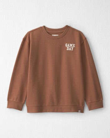 Kids Organic Cotton 'Game Day' French Terry Sweatshirt, 