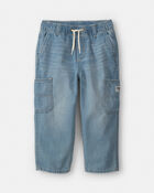Toddler Boy Wide-Leg Carpenter Jeans - Medium Wash, image 1 of 5 slides