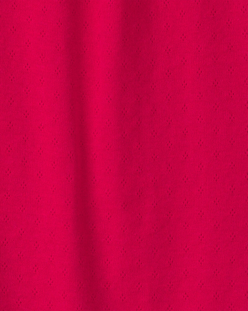 Toute-petit fille - Haut &agrave; manches longues &ndash; Rouge, image 2 sur 2 diapositives