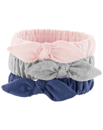 3-Pack Bow Headwraps, 