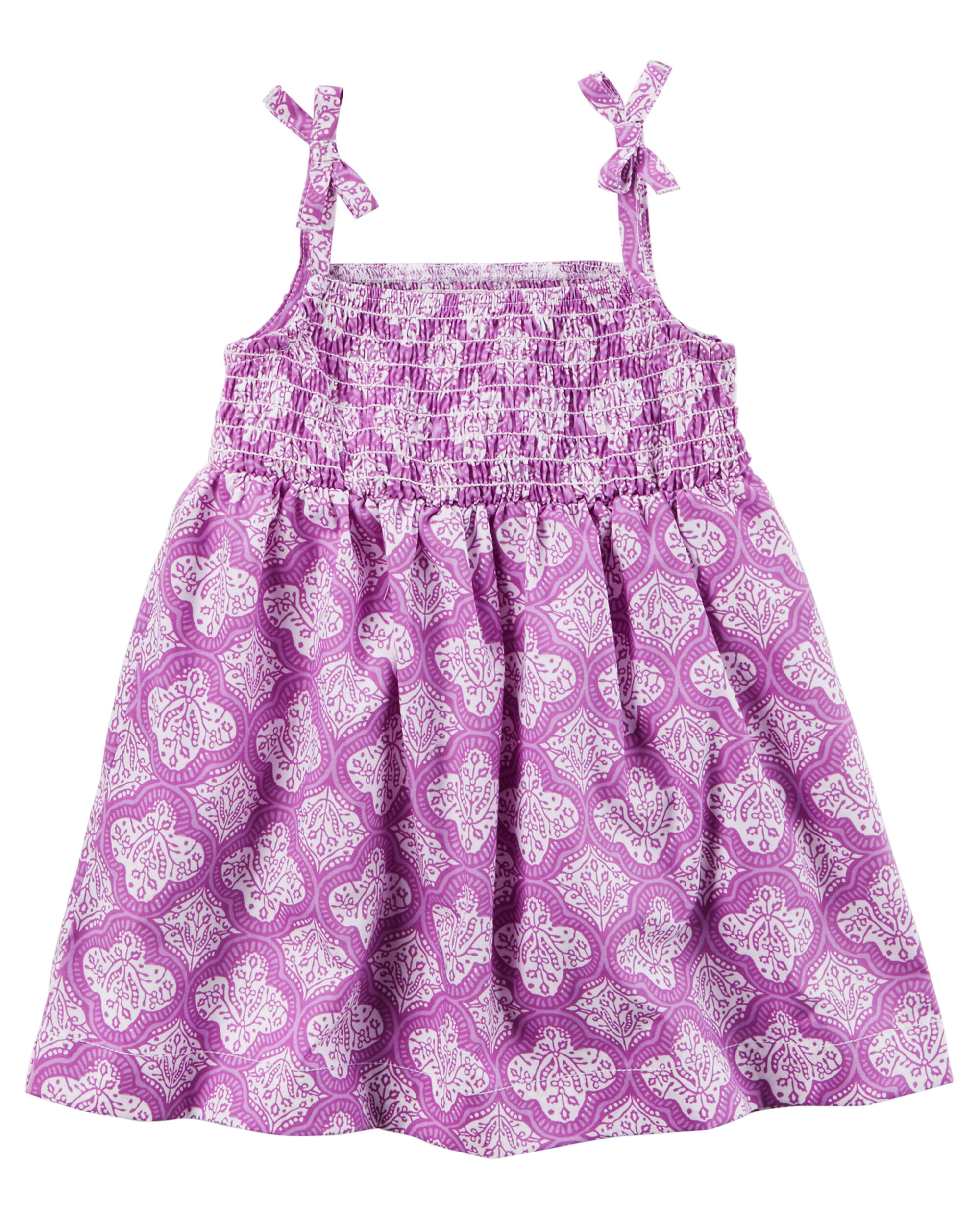 smocked dress girl