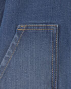 B&eacute;b&eacute; fille - Robe en denim &agrave; manches longues &ndash; D&eacute;lav&eacute; fonc&eacute;, image 4 sur 4 diapositives