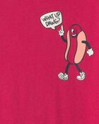 Gar&ccedil;ons - T-shirt &agrave; imprim&eacute; hot dog - Rouge, image 2 sur 2 diapositives