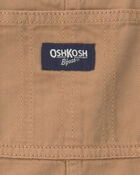 Toddler Boy Cargo Overalls - Khaki, image 3 of 4 slides