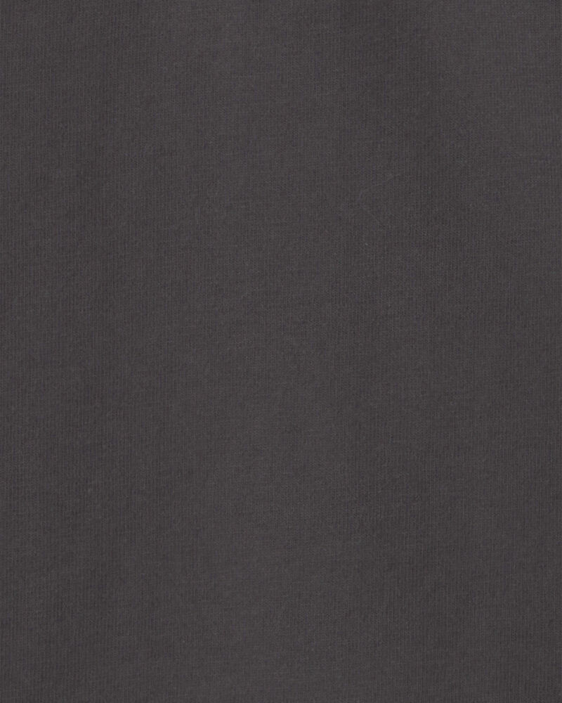 Boys Striped Long-Sleeve Quarter-Zip Polo Shirt - Black, image 2 of 3 slides