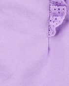 Baby Girl 3-Piece Flutter Outfit Set - Purple, image 3 of 5 slides