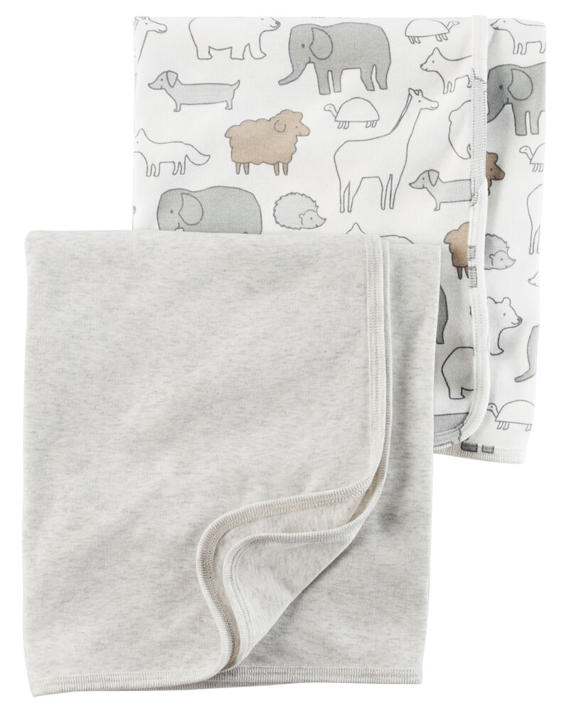 2 Pack Babysoft Swaddle Blankets Carterscom