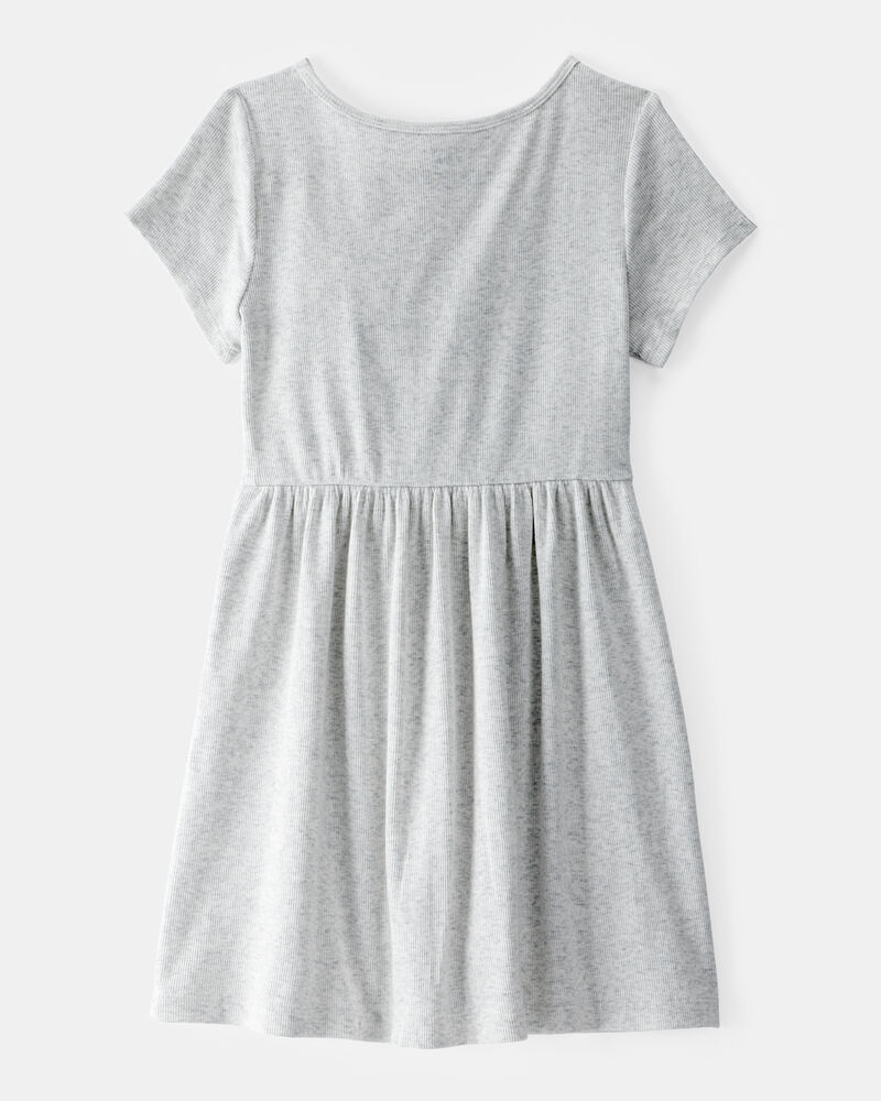 Girls Ribbed Dress, image 2 of 4 slides