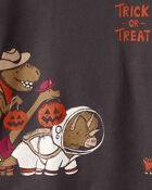 Toddler Halloween Trick or Treat Dinosaur Pullover, image 3 of 4 slides