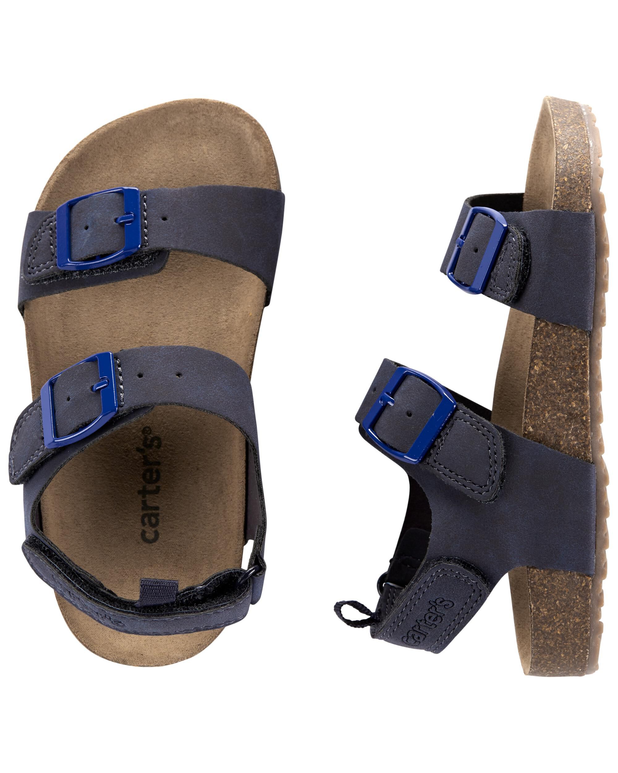 Carter's buckle cork sandals top