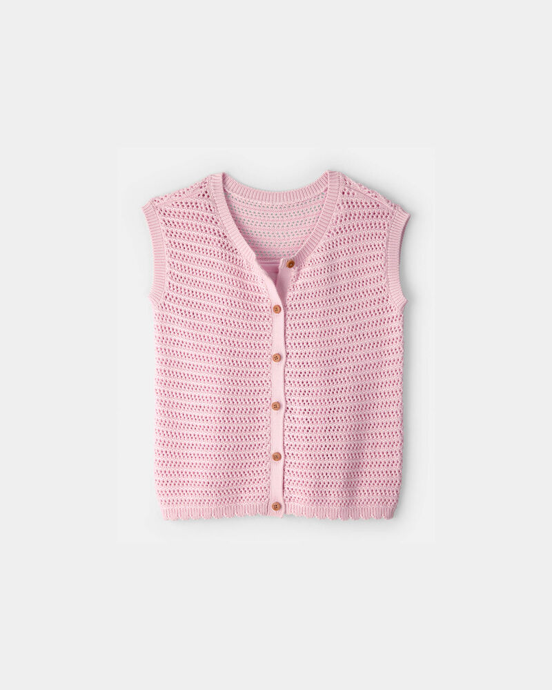 Girls 2-Piece Sweater Top Set - Pink, image 2 of 5 slides