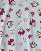 Jeune - Pyjama ajust&eacute; 2 pi&egrave;ces en 100 % coton &agrave; motif Disney Mickey Mouse de No&euml;l - Bleu, image 2 sur 2 diapositives