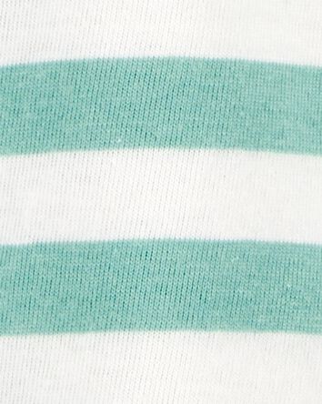 Toddler Striped Woven Short-Sleeve Tee, 