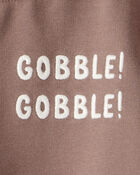 Baby Organic Cotton Gobble Gobble Bubble Bodysuit, image 4 of 5 slides