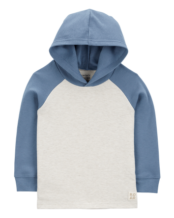 Toddler Colourblock Raglan Hooded Tee, 