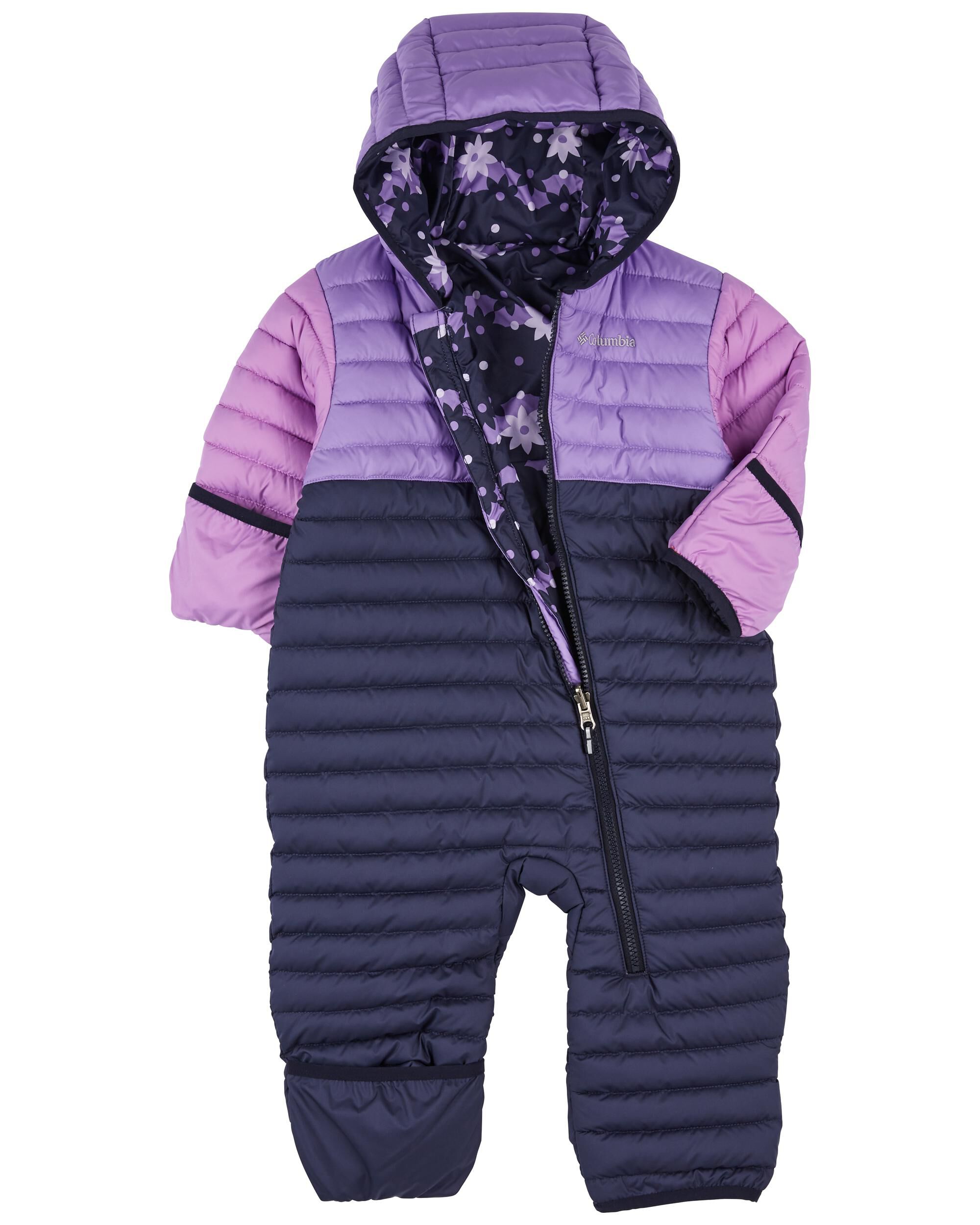 Purple Columbia Hooded 1 Piece Snowsuit Carter s Oshkosh Canada