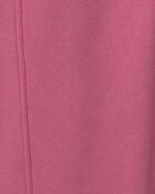 Girls Fleece Wide-Leg Active Pants - Pink, image 3 of 4 slides