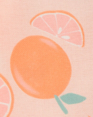 Toddler Girl Orange Print 2-Piece Pyjamas - Pink, 