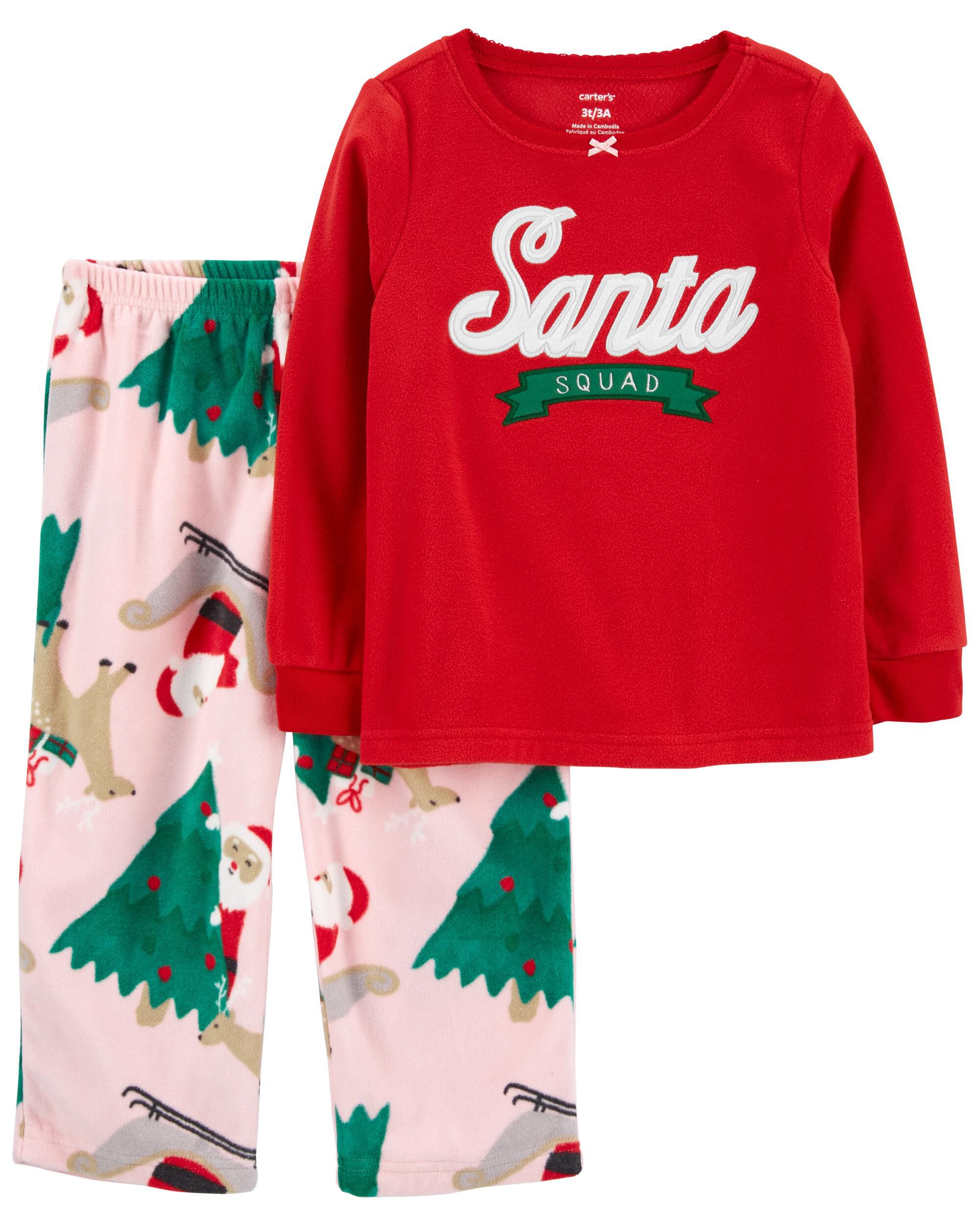 Fleece best sale xmas pajamas