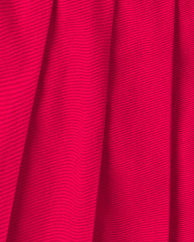 Tout-petit fille - Jupe-salopette - Rouge, image 3 sur 3 diapositives