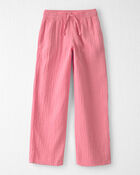 Girls Organic Cotton Gauze Pants, image 1 of 5 slides
