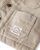 Baby Organic Cotton Twill Barn Jacket, image 3 of 5 slides