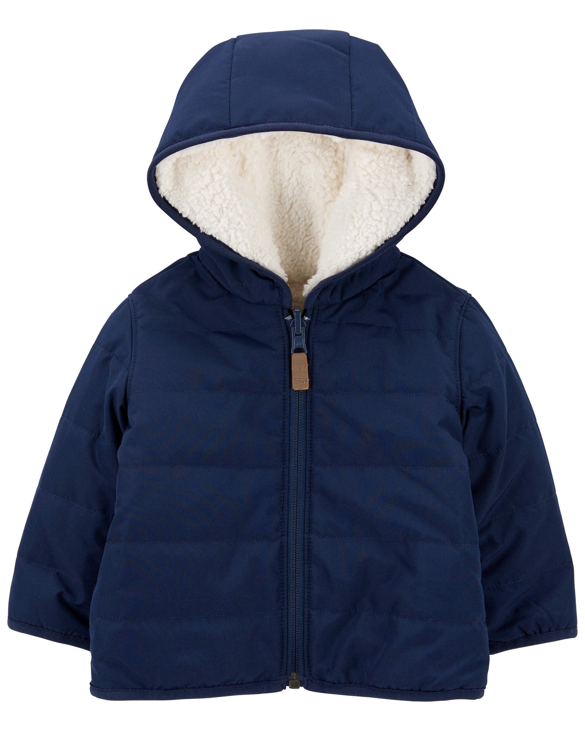 Carter's sherpa hooded jacket deals