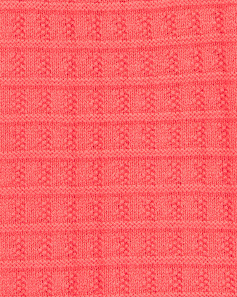 Kid Orange Knit Tank Top , image 3 of 4 slides