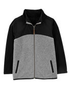 Enfant Blouson en molleton à fermeture à glissière, image 1 sur 3 diapositives