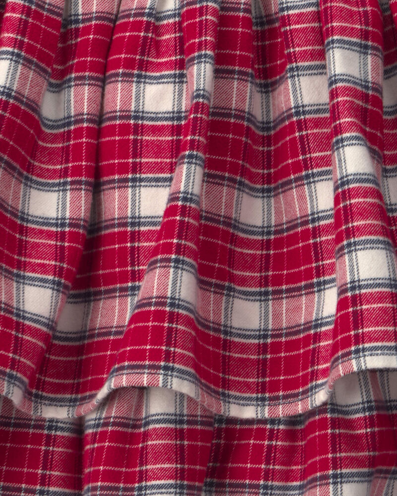 Girls Organic Cotton Flannel Skirt, image 2 of 4 slides