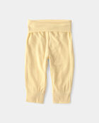 B&eacute;b&eacute; - Ensemble 2 pi&egrave;ces haut &agrave; manches longues et pantalon - Jaune, image 2 sur 4 diapositives