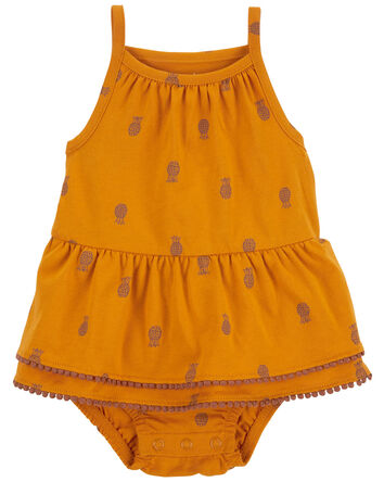 Pineapple Bodysuit Dress, 