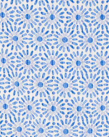 Enfant en bas âge Ensemble 2 pièces débardeur fleuri et short extensible - Bleu, 