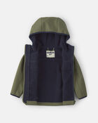 B&eacute;b&eacute; gar&ccedil;on - Blouson matelass&eacute; d&rsquo;&eacute;paisseur moyenne - Vert, image 2 sur 3 diapositives