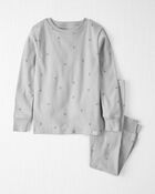 Toddler Organic Cotton Pyjamas Set in Bows, image 1 of 4 slides