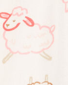 Baby Pink Sheep 3-Piece Converter Gown Set, image 2 of 3 slides