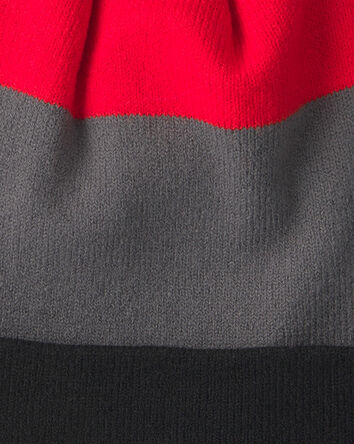 Gar&ccedil;ons - Tuque &agrave; pompon Level Kombi - Noir, 
