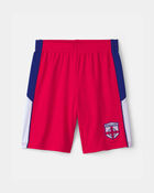 Kids Umbro England Mesh Soccer Shorts - Red/Blue/White, image 1 of 7 slides