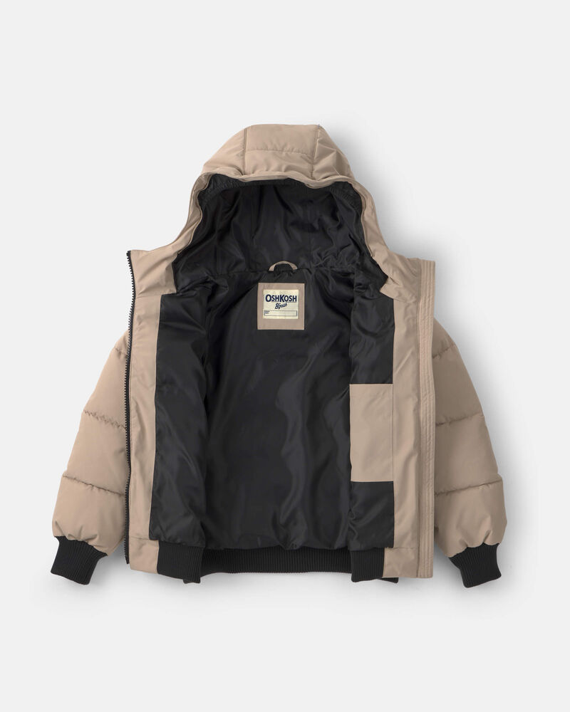 Boys Bubble Urban Jacket-  Beige
, image 2 of 4 slides