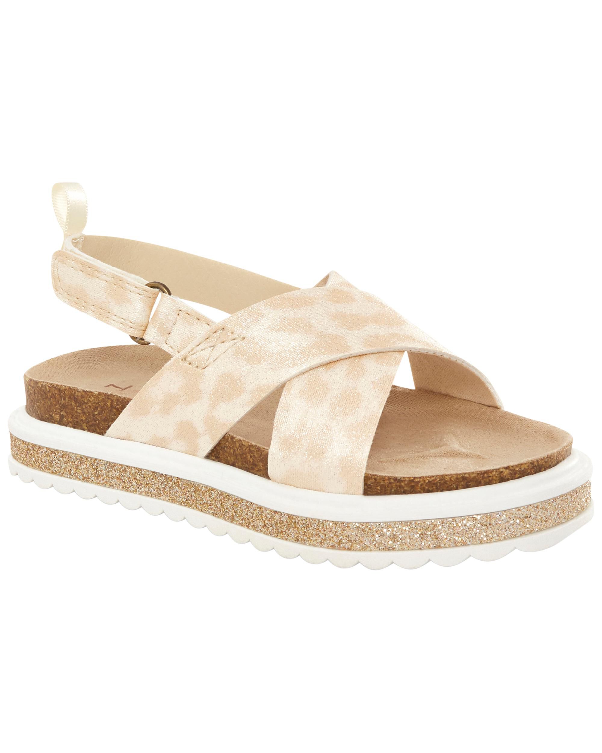 Toddler Girls Stacked Sandals 12 Carter s