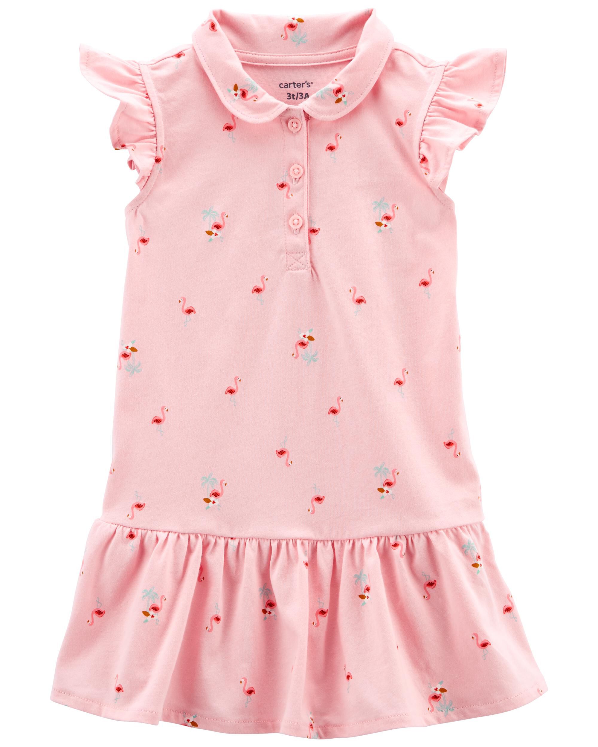 Flamingo baby clothes top