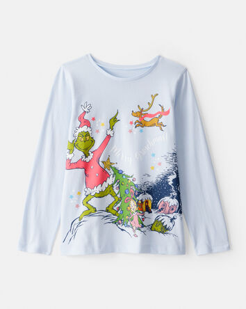 Filles - T-shirt à manches longues Le Grincheux de Dr. SeussMC – Bleu, 