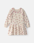 Toddler Girl Disney&copy; Long-Sleeve Dress - Cream, image 1 of 3 slides