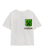 Kid Minecraft Short-Sleeve Graphic Tee - White, image 1 of 4 slides