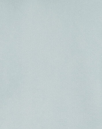 Kid Cropped Velour Hoodie - Blue, 