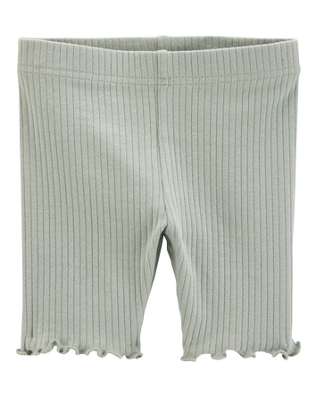 Toddler Ribbed Bike Shorts, 