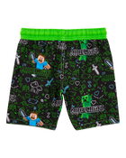 Kid 2-Piece Minecraft™ Rashguard & Swim Trunk Set, image 5 of 6 slides