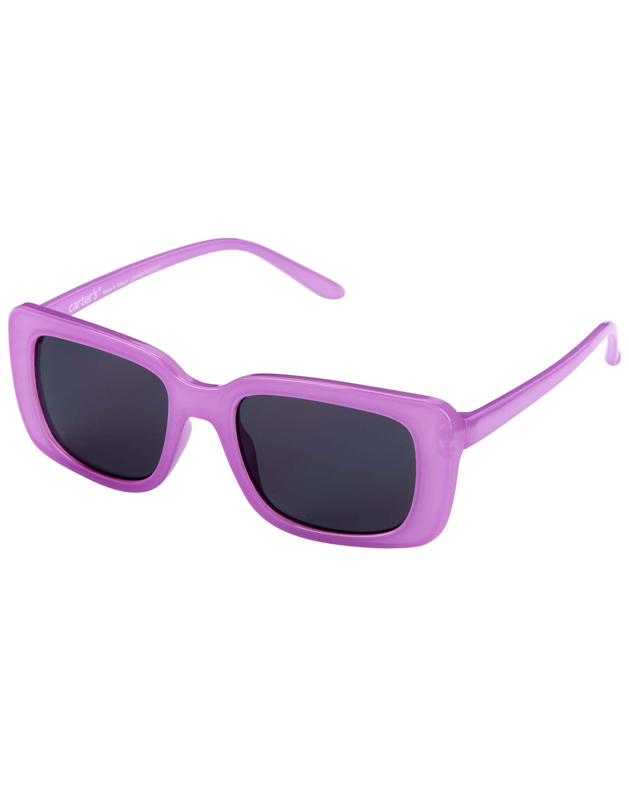 Purple rectangle sunglasses deals