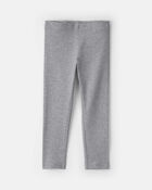 Toddler Girl Pull-On Stretch Leggings - Grey, image 1 of 4 slides